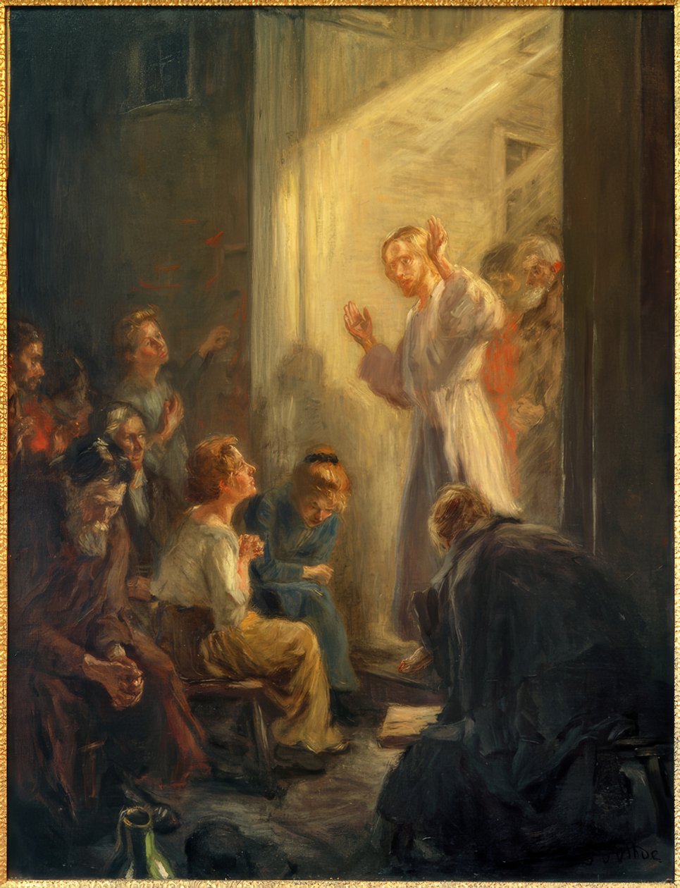 Das Licht der Welt von Fritz von Uhde