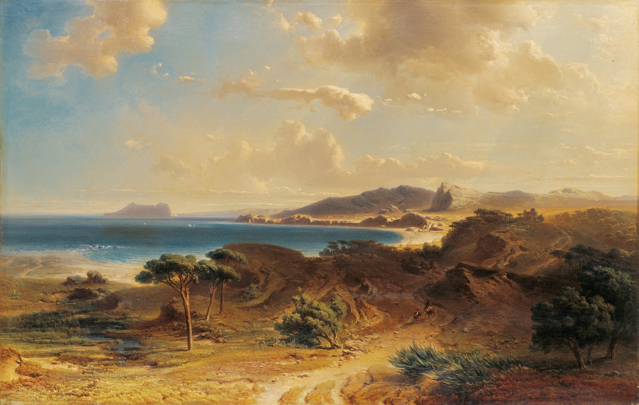Der Strand von Estepona von Fritz Bamberger