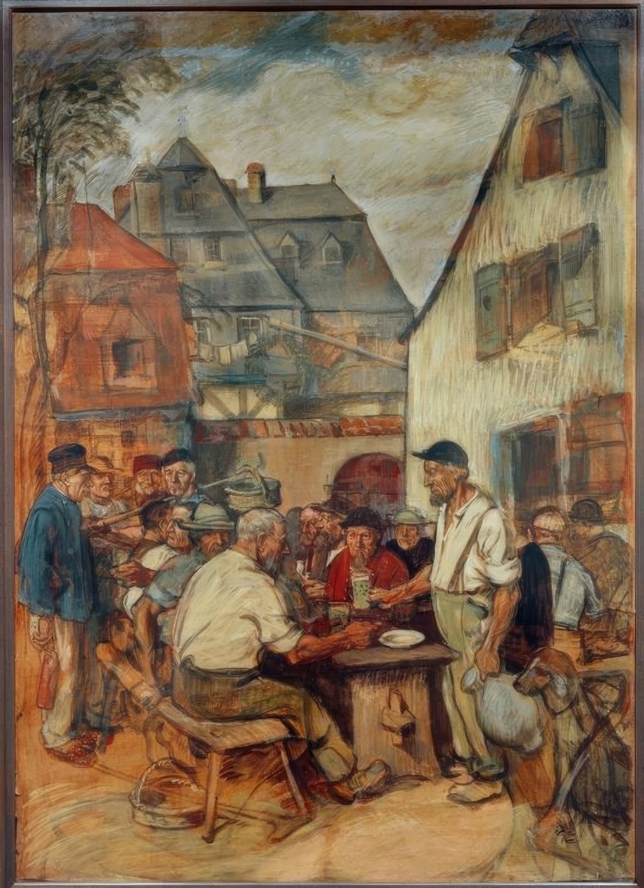 Heckenwirtschaft in Sachsenhausen von Fritz Böhle