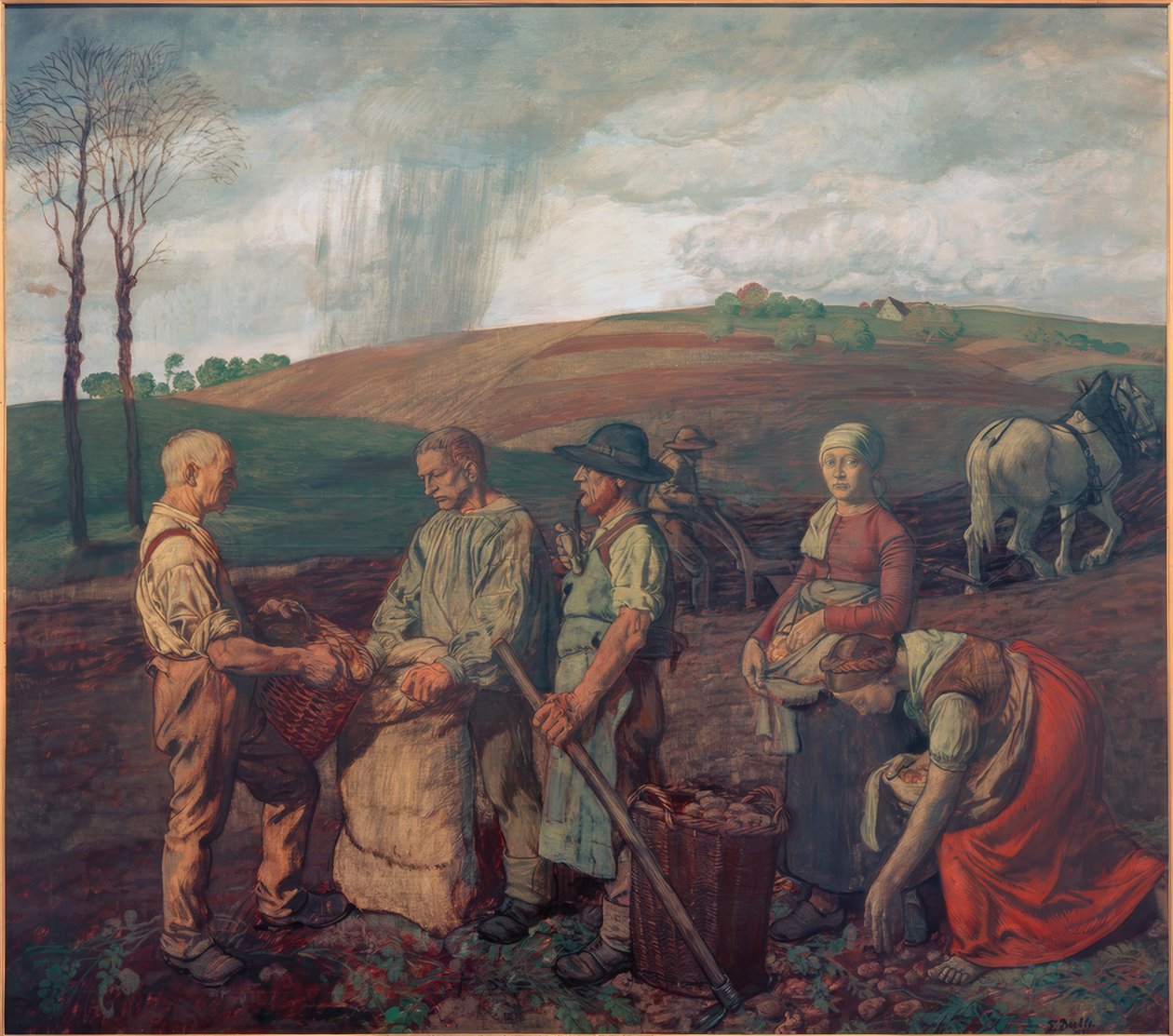 Kartoffelernte von Fritz Böhle