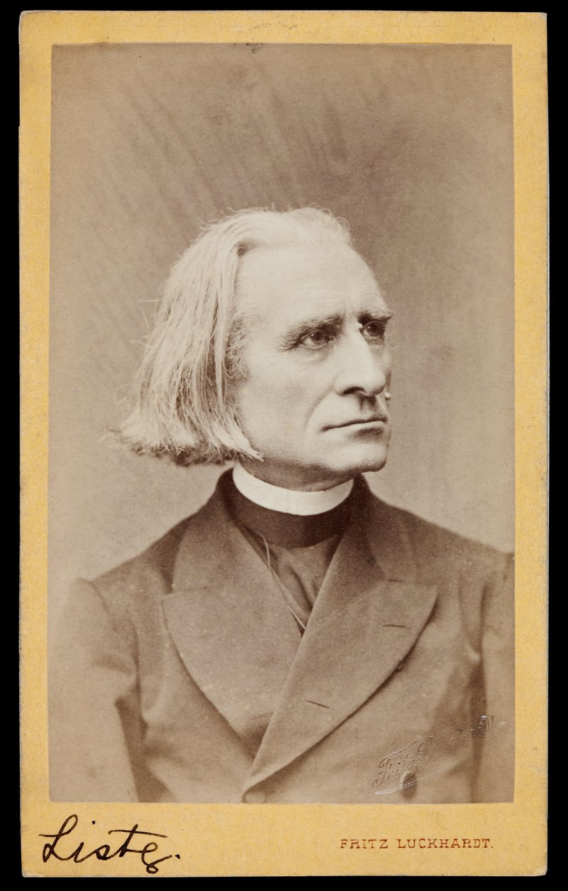 Porträt von Franz Liszt von Fritz Luckhardt