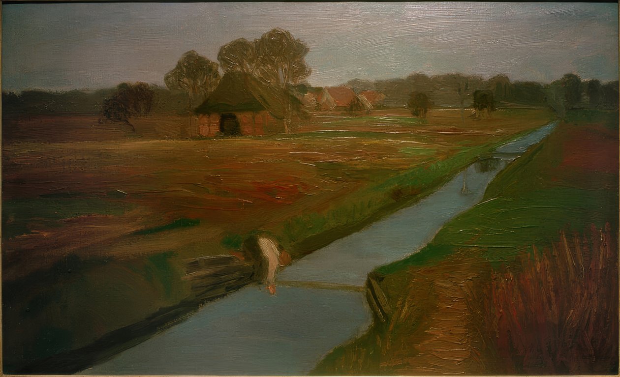Am Schiffgraben von Fritz Mackensen