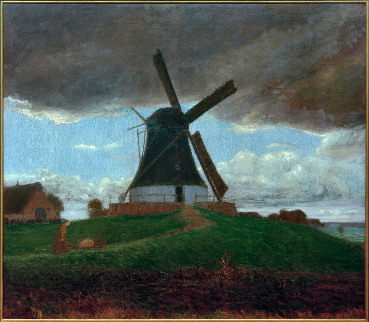 Die Windmühle von Fritz Mackensen