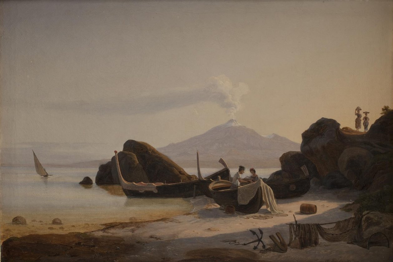 Eine Küste. Sizilien von Fritz Petzholdt