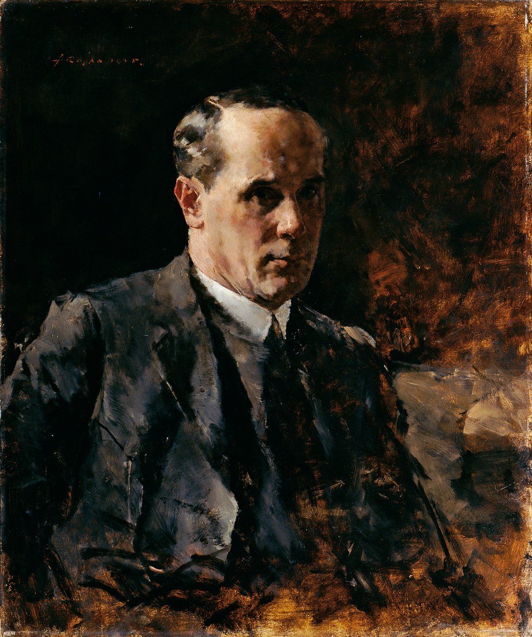 Selbstbildnis von Fritz Rojka