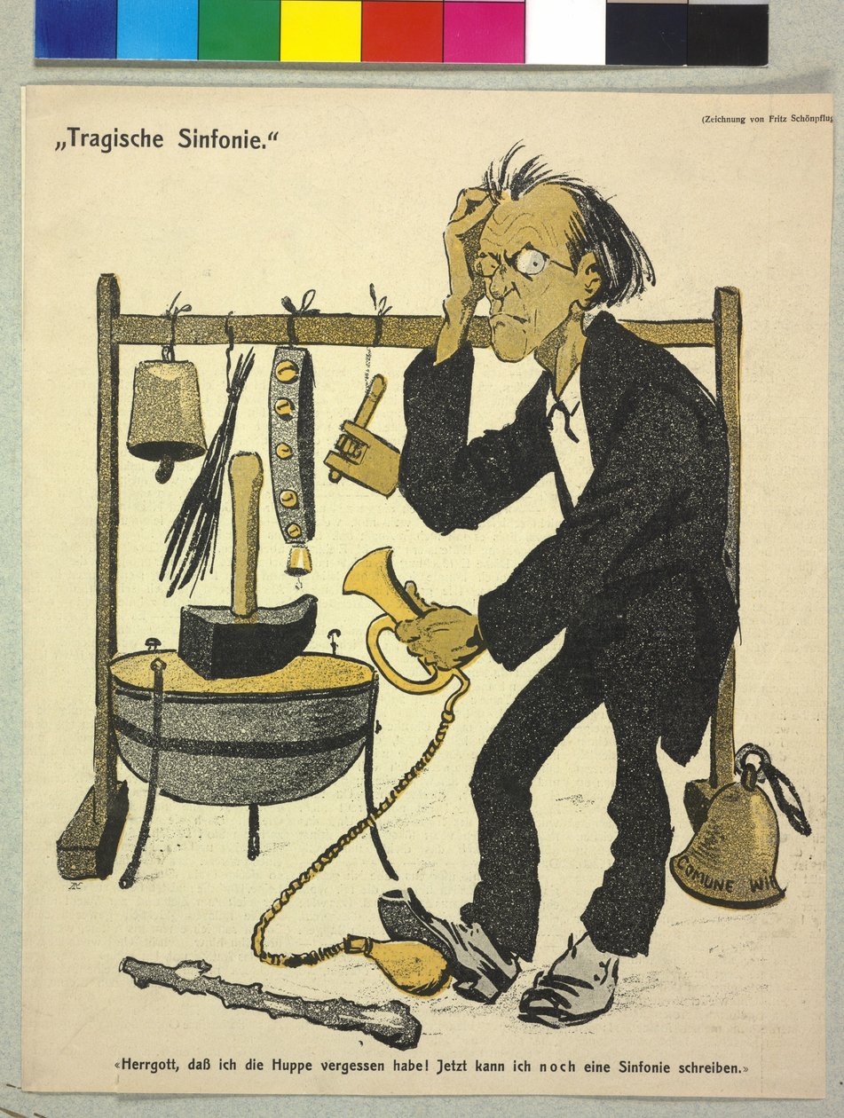 Gustav Mahler von Fritz Schonpflug