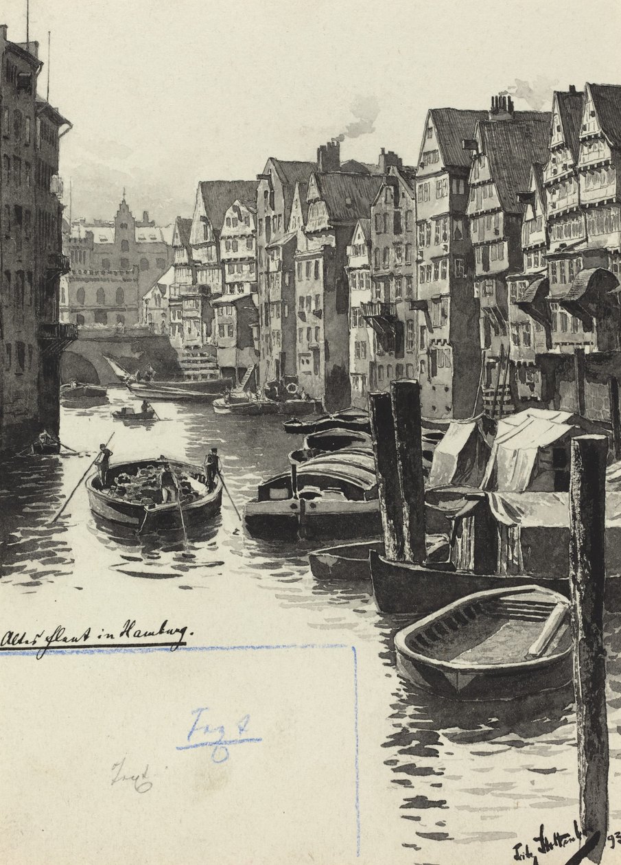 Altes Fleet von Fritz Stoltenberg
