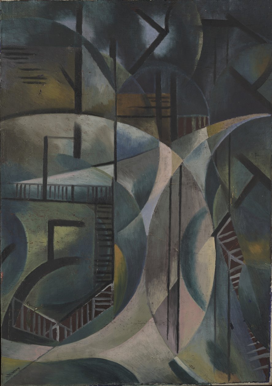 Landschaft im Park, 1920 von Fritz Stuckenberg