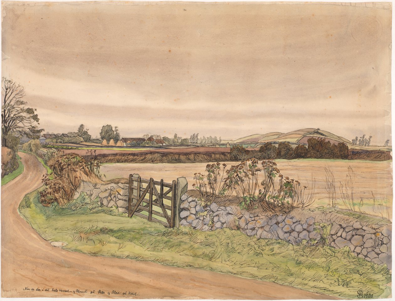 Herbstlandschaft von Fritz Syberg