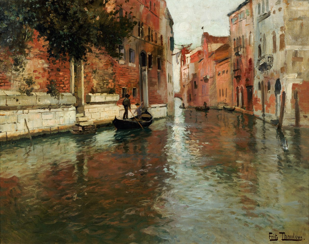Ein venezianischer Seitenarm von Frits Thaulow