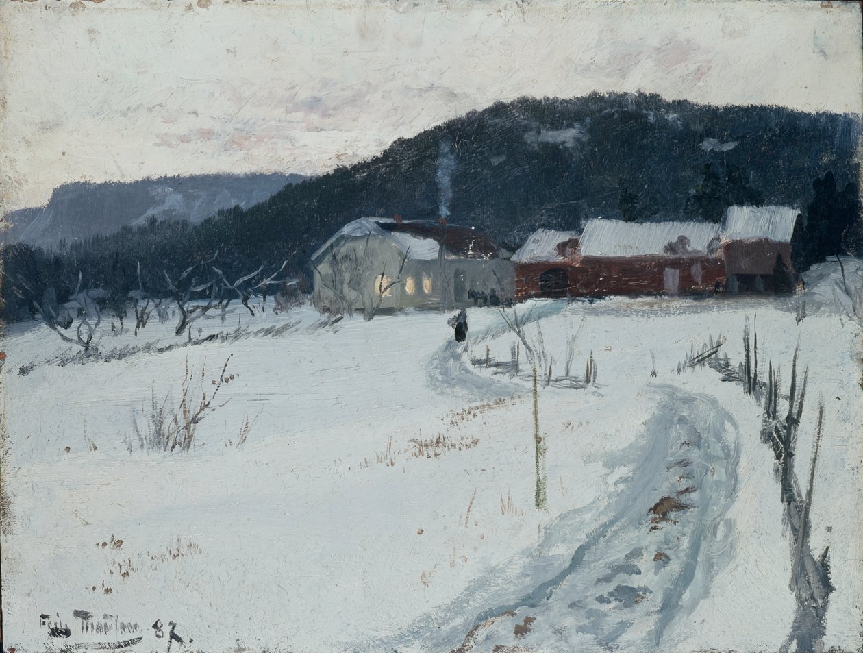 Grini, Oberer Maja-Hof von Fritz Thaulow
