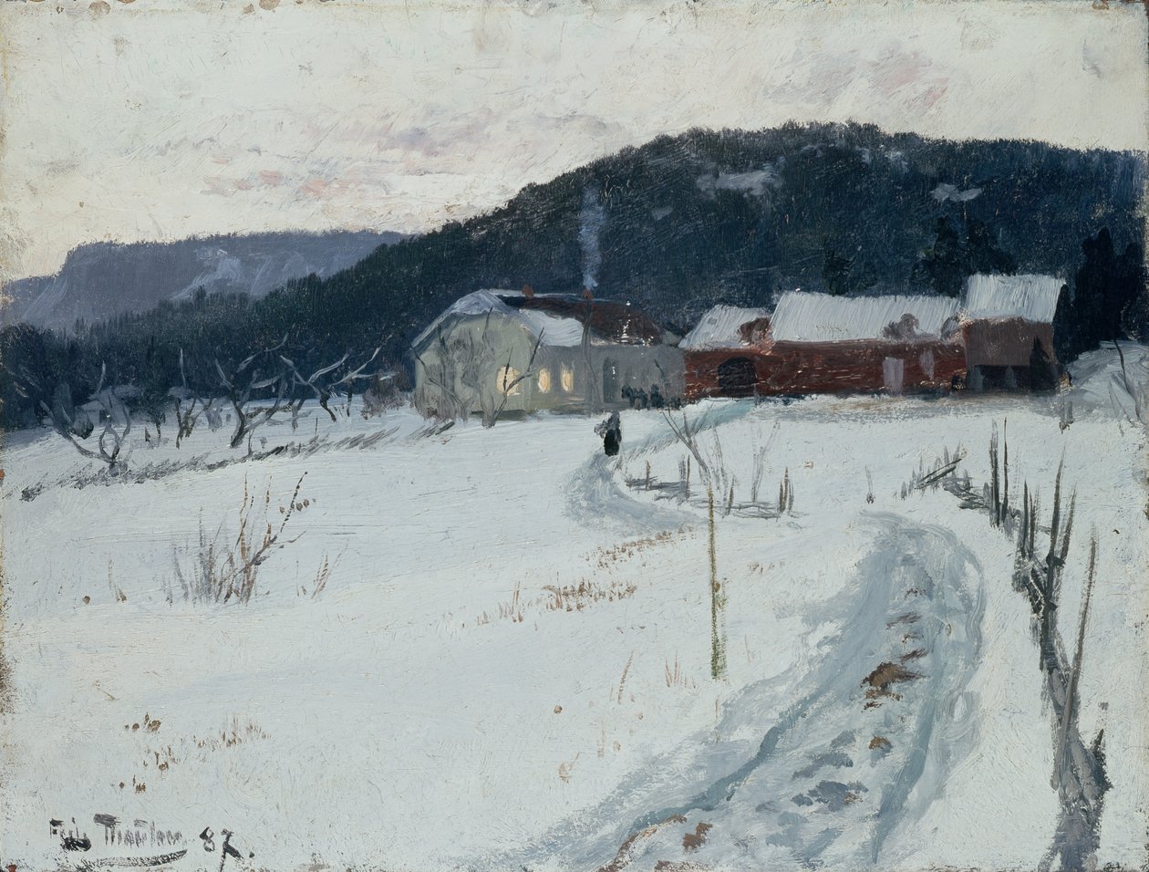 Grini, Oberer Maja Hof von Fritz Thaulow