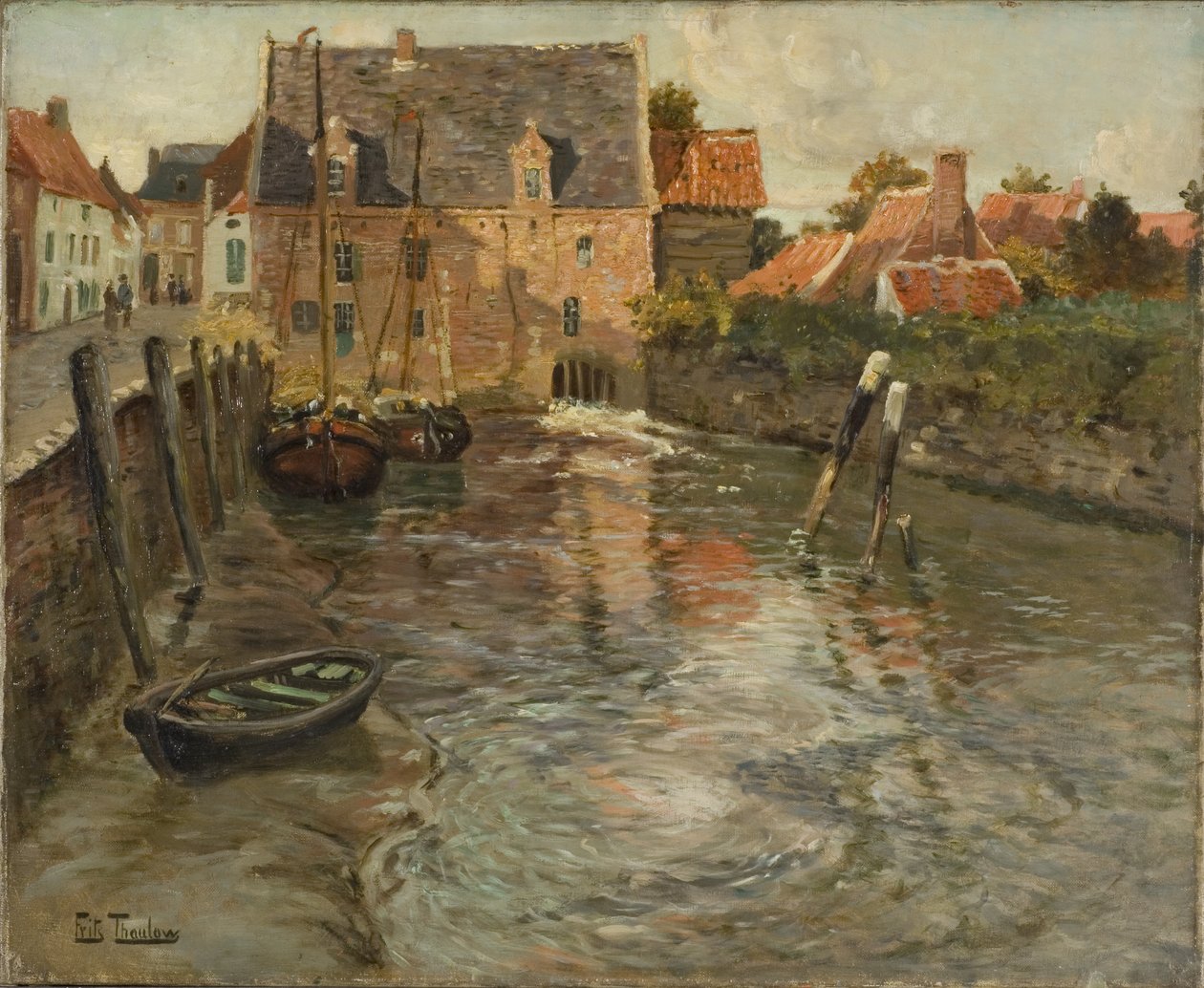 Niedrigwasser von Frits Thaulow