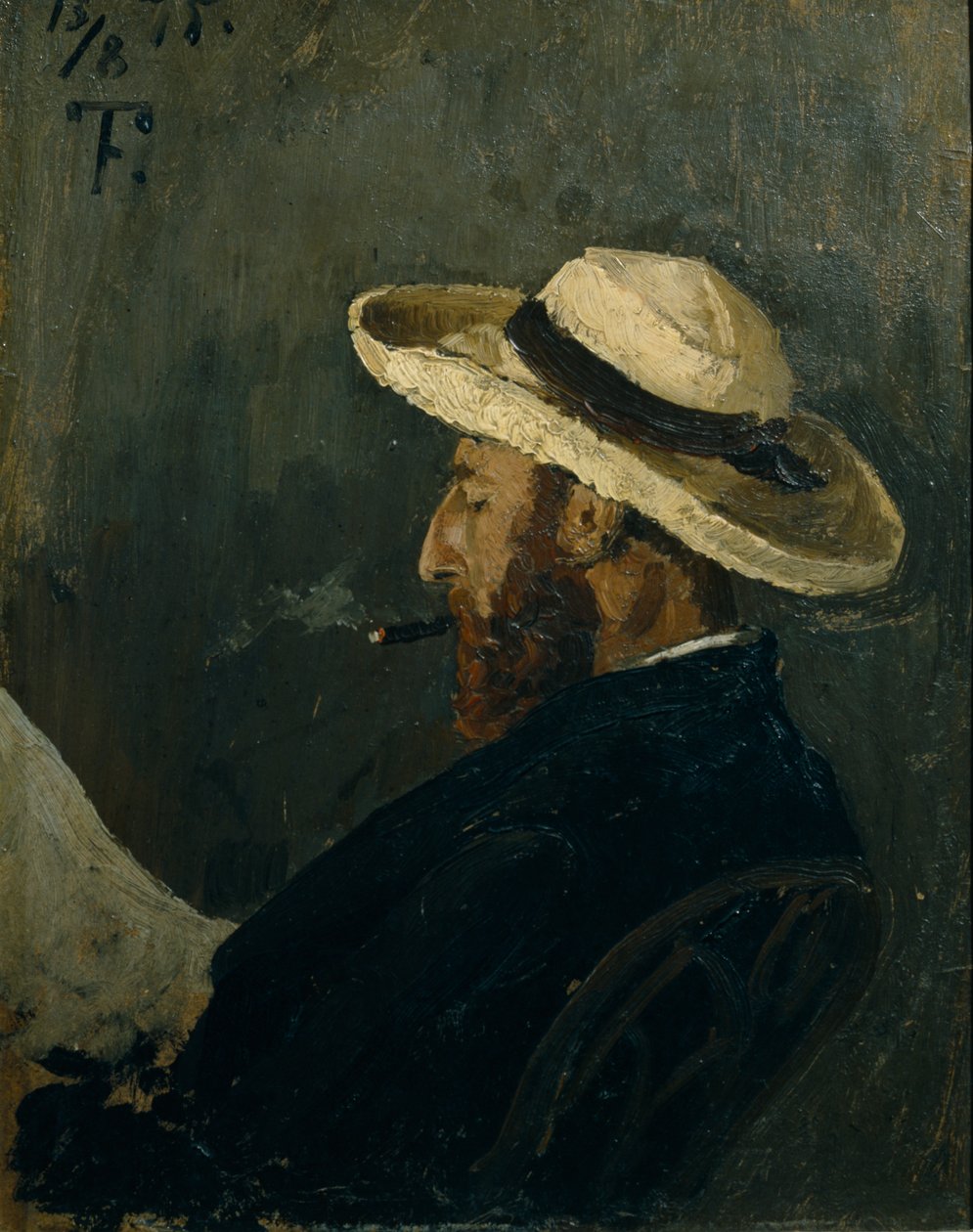 Porträt von Fredrik Collett von Fritz Thaulow