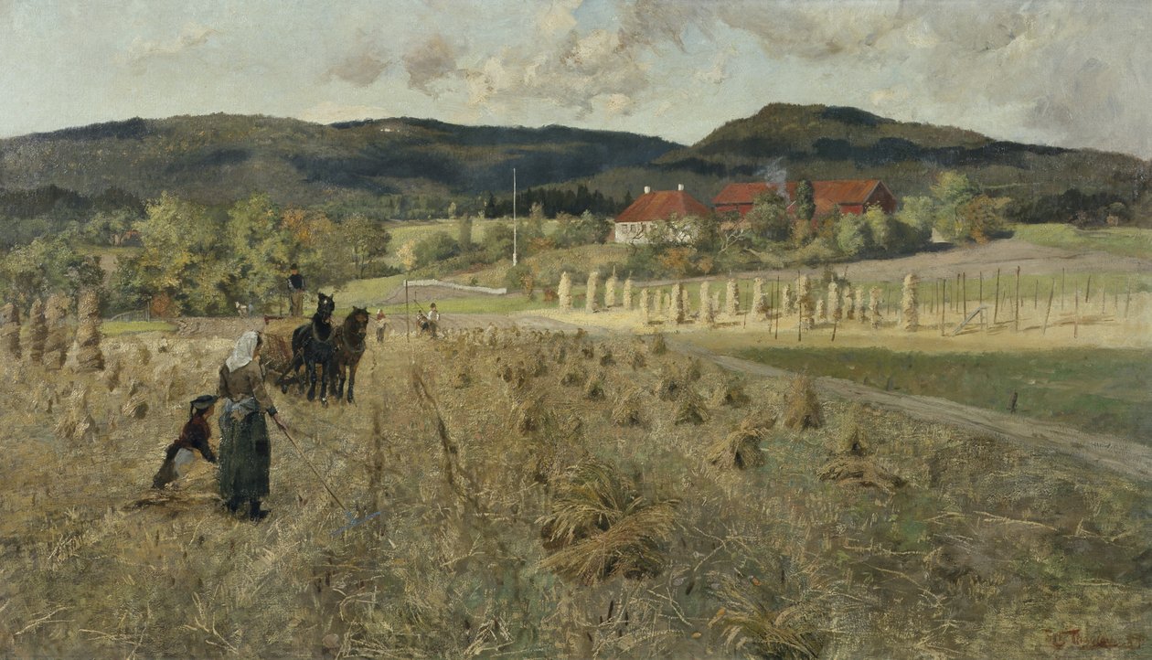 Septembertag in Vestre Aker von Fritz Thaulow