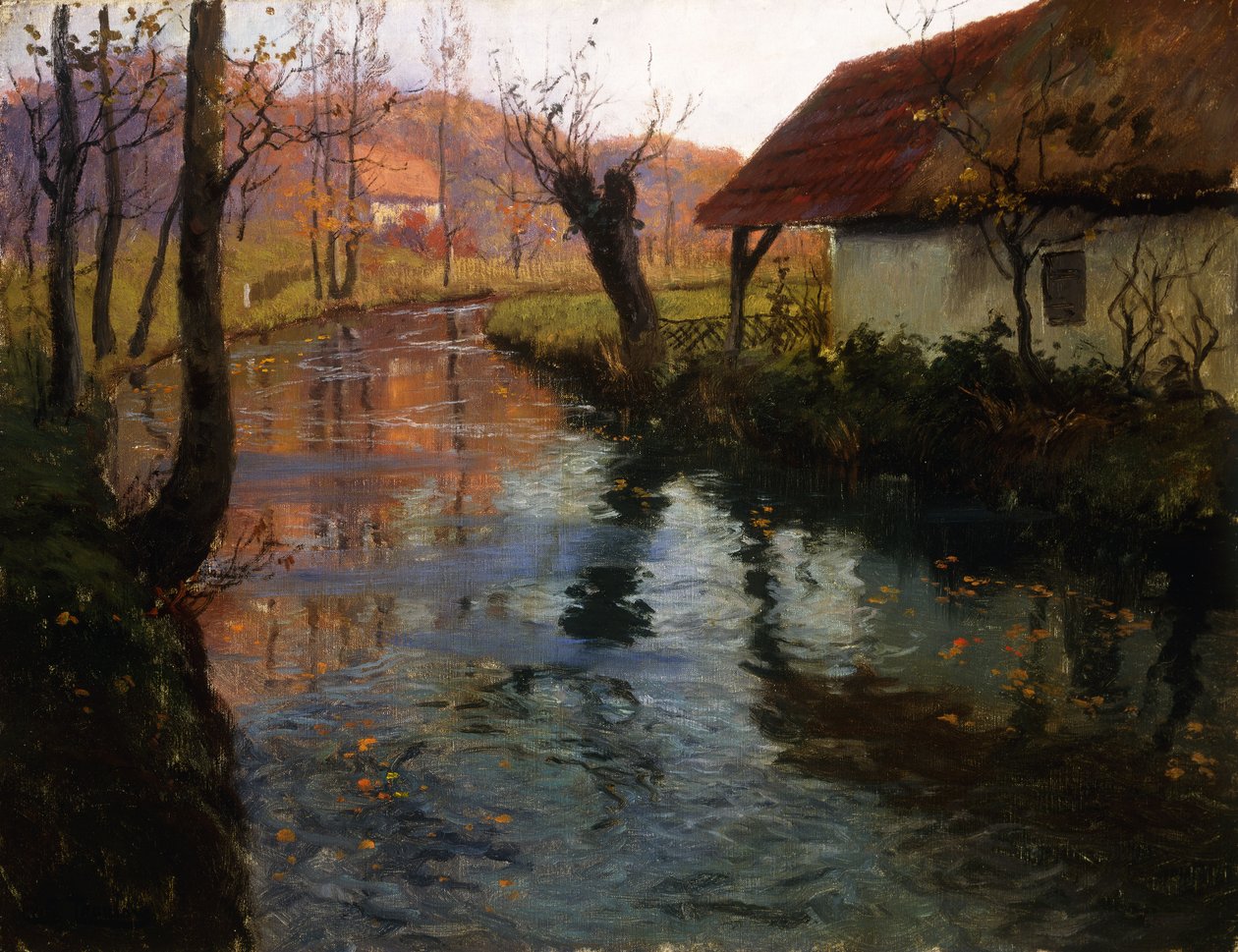 Der Mühlbach von Frits Thaulow