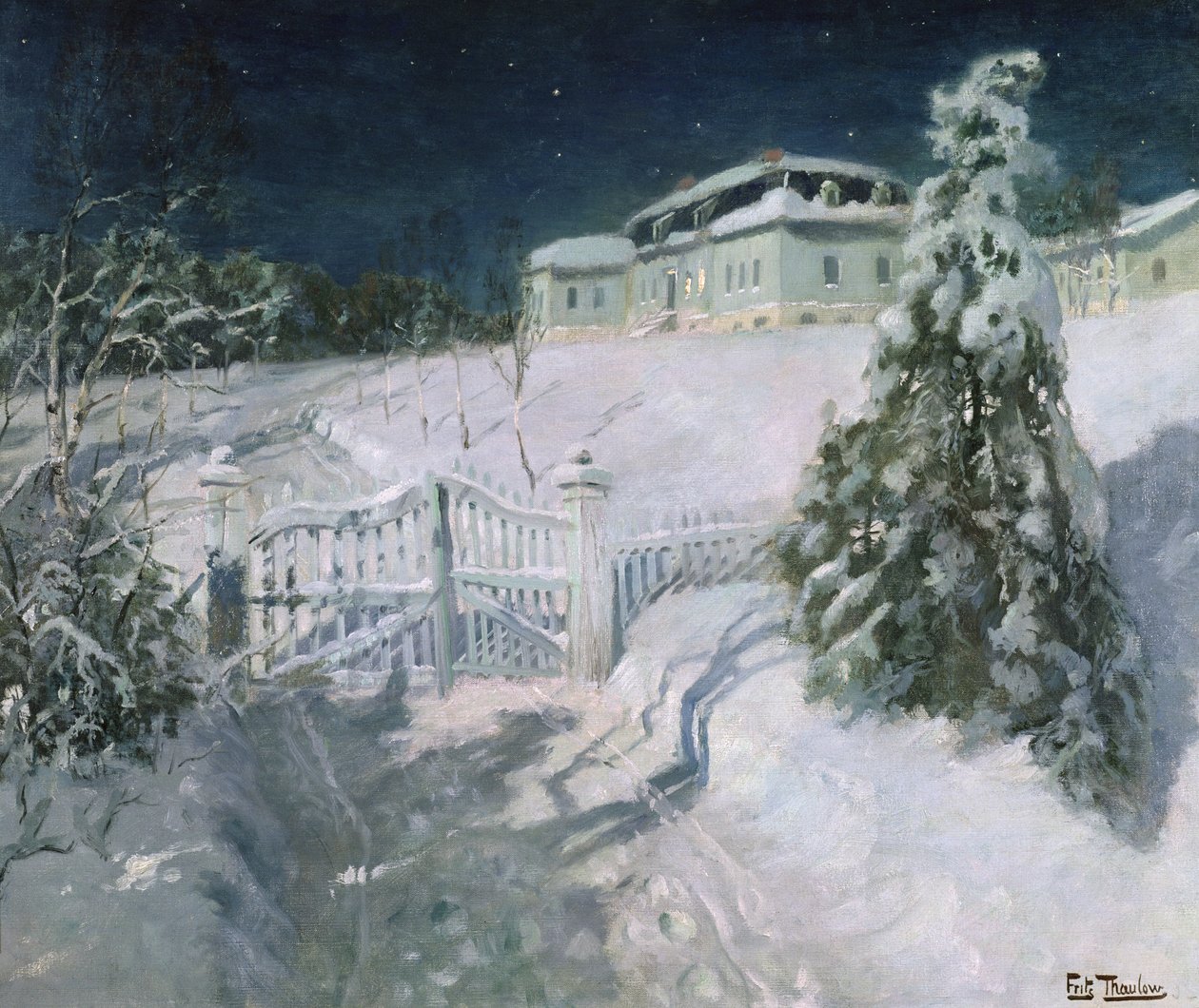 Ohne Titel von Fritz Thaulow