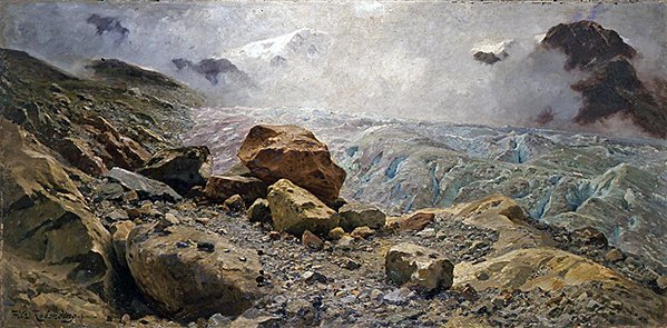 Gletscher von Fritz Wilhelm Rabending