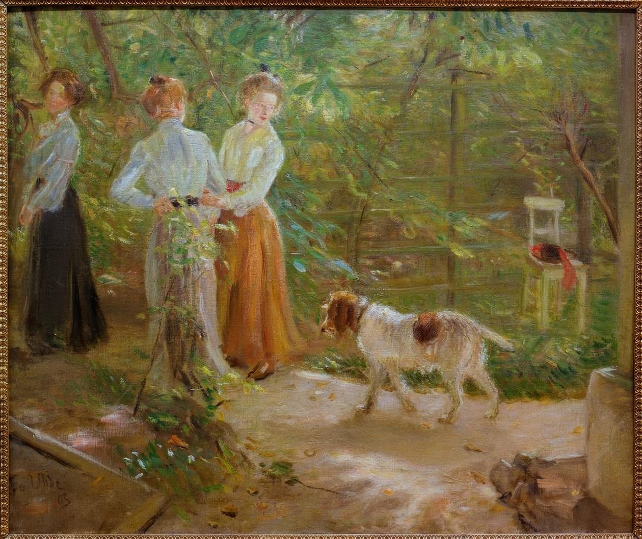 Der Gartenweg von Fritz von Uhde