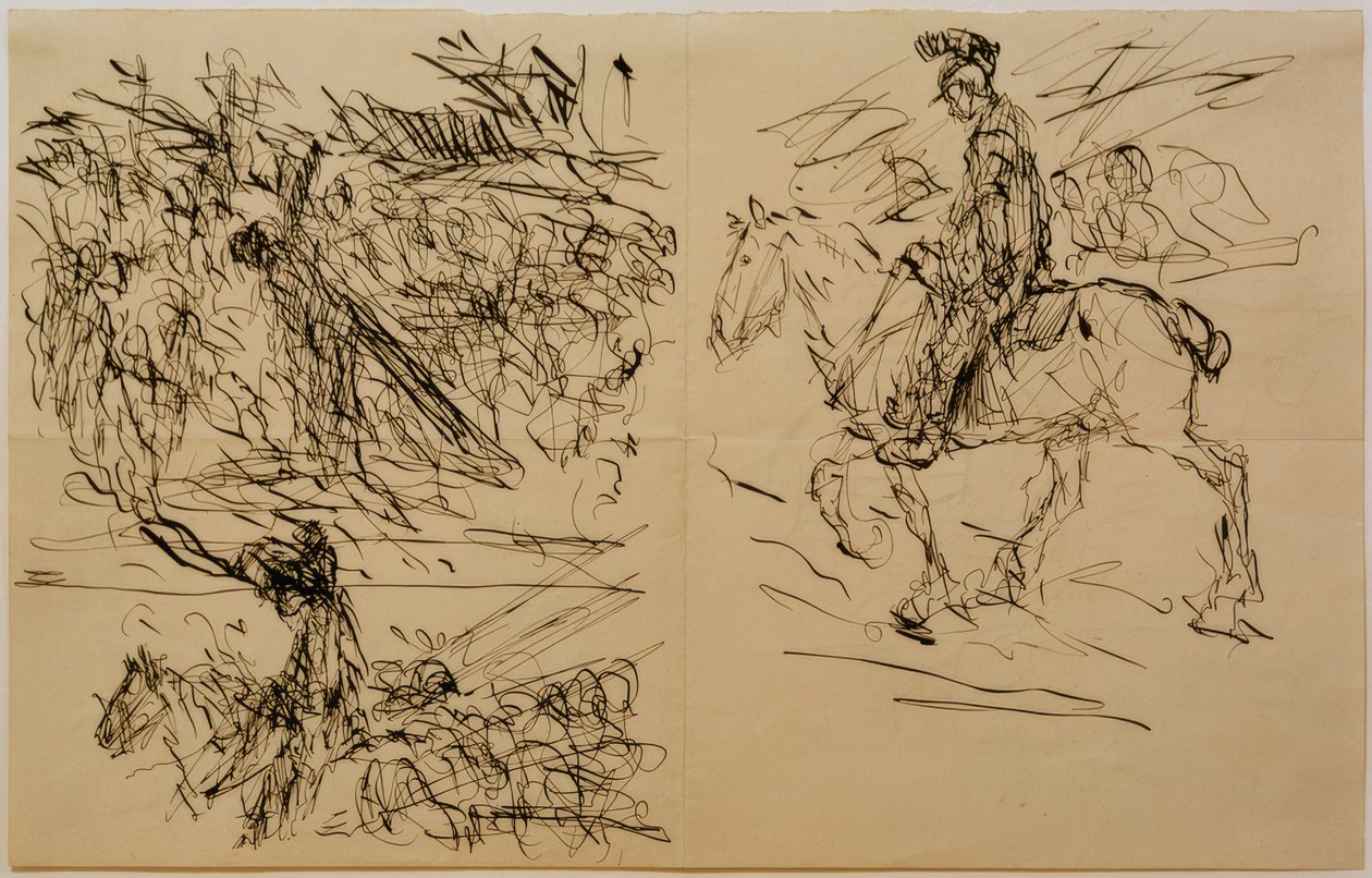Studien zu "Golgatha" von Fritz von Uhde