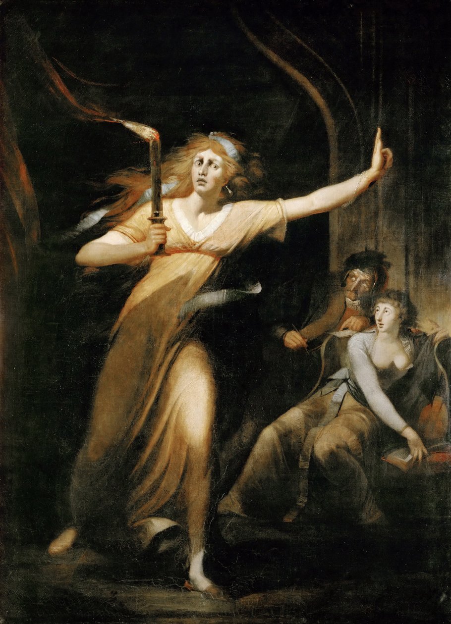 Lady Macbeth im Schlafwandel von Füssli