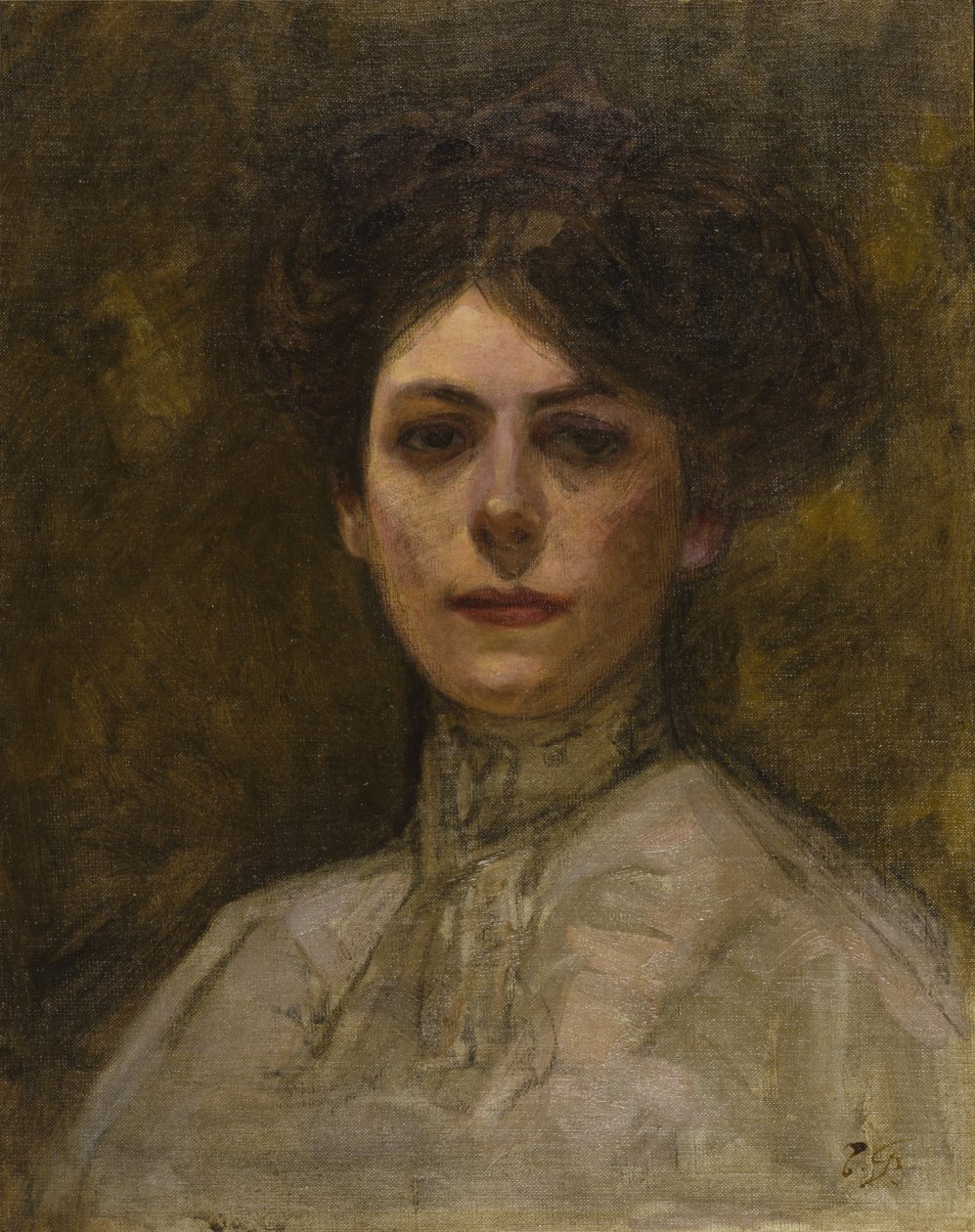 Porträt einer italienischen Dame von Fujishima Takeji