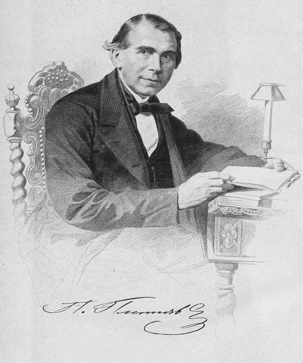 Pjotr Alexandrowitsch Pletnjow 1791-1865, 1870 von Fyodor Iordan