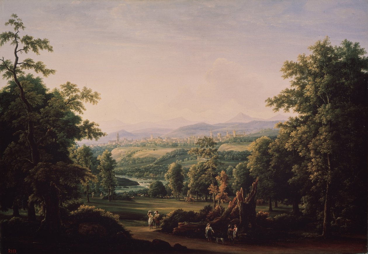 Landschaft bei Bern, 1817 von Fyodor Mikhailovich Matveyev