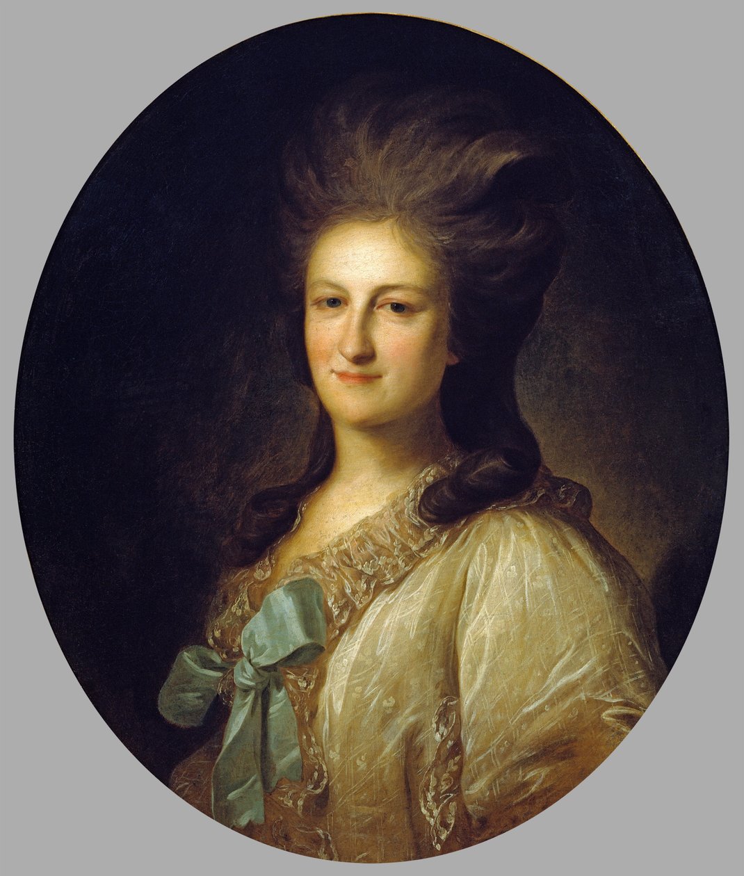 Porträt von V.E. Novosiltsova von Fyodor Rokotov