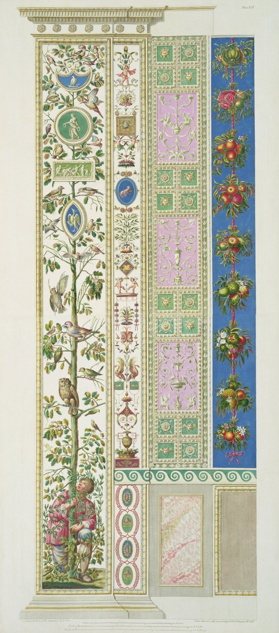 Tafel aus der Raphael-Loggia im Vatikan, aus 