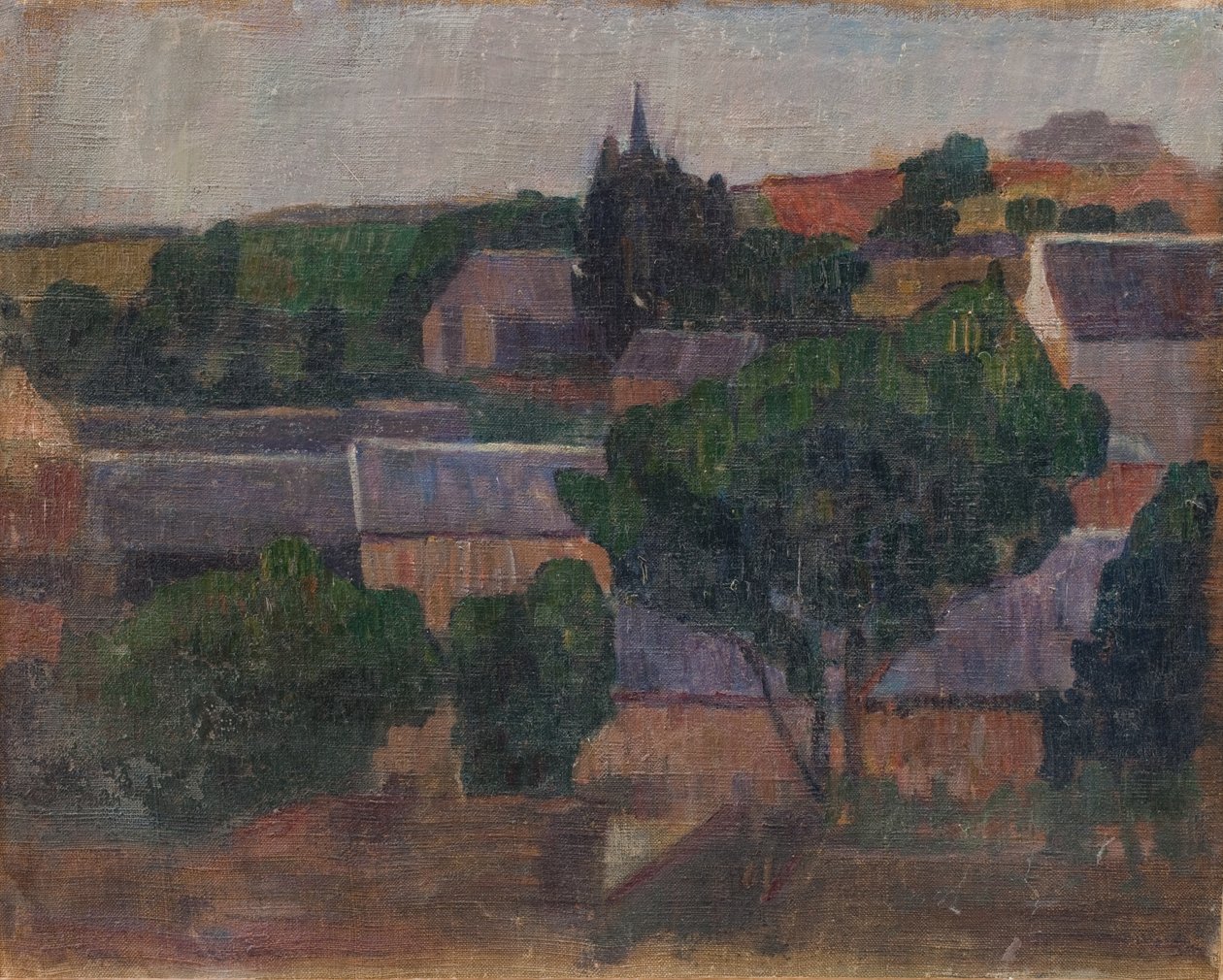 Dorf in der Bretagne von G.F. Clement
