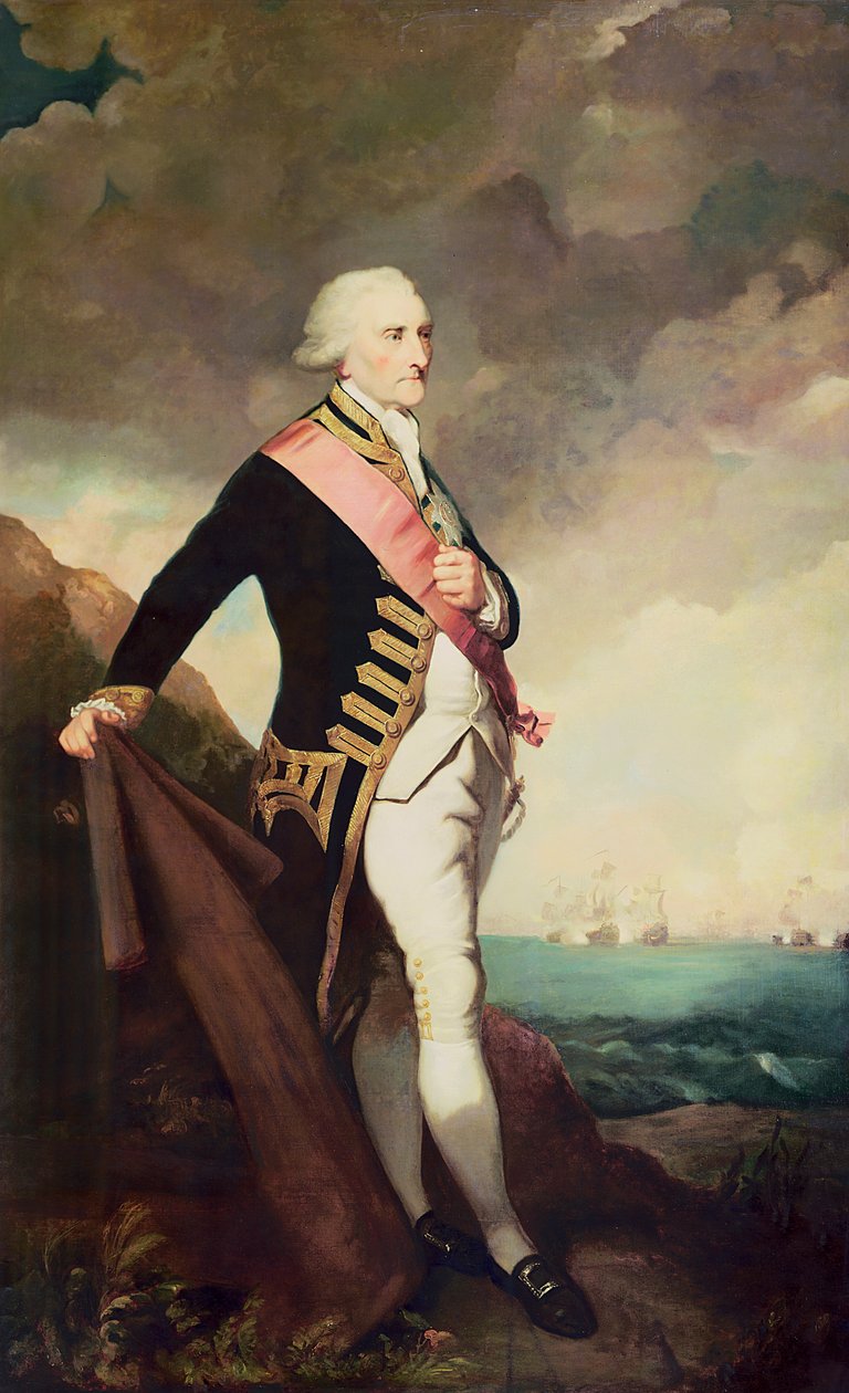 Admiral Lord Rodney (1719-1792) von G.G. Bullock