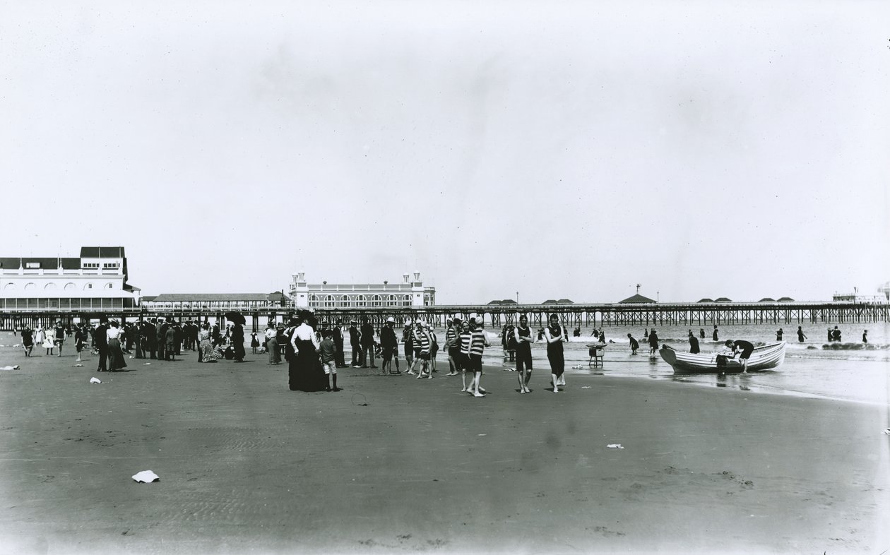 Strand von Atlantic City, New Jersey von G.P. Hall und Sohn