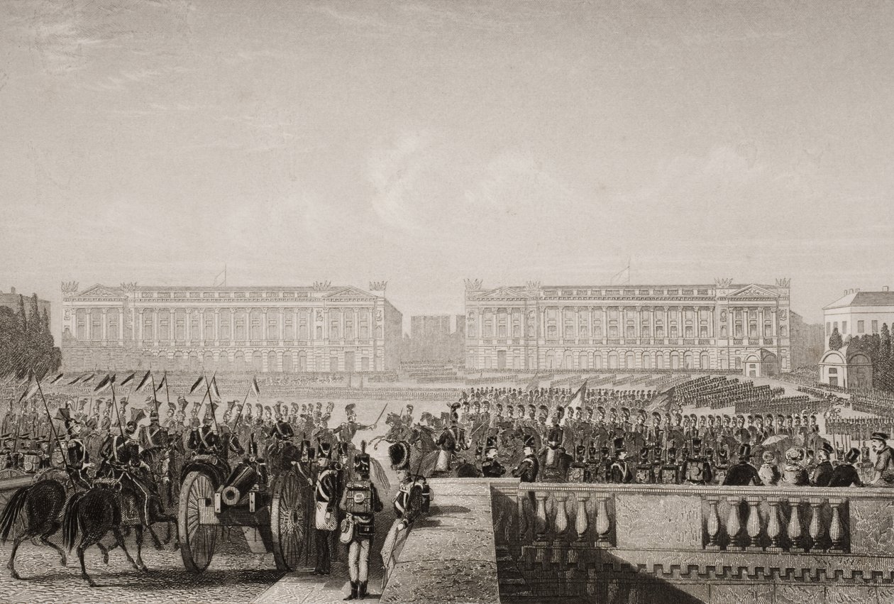 Einzug der Alliierten in Paris 1815, Illustration aus 