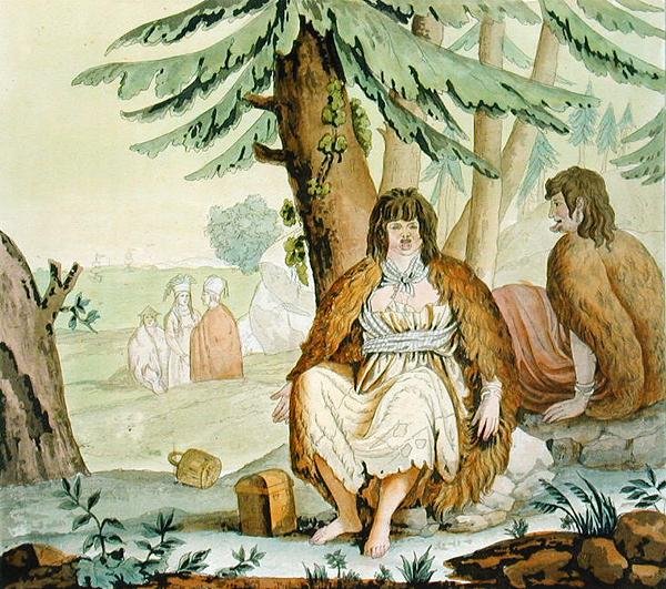 Einige indische Händler (Farbstich) von G. Bramati