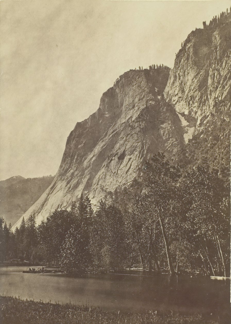 Gletscherfelsen von unten, 1866-1899 von G. Fagersteen