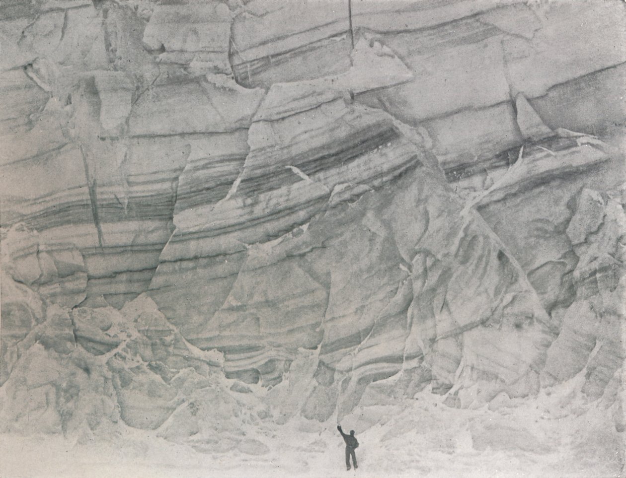 Eisstruktur, ca. 1911, 1913 von G. Murray Levick