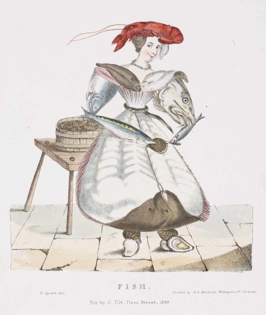 Fisch, 1830 von G. Spratt