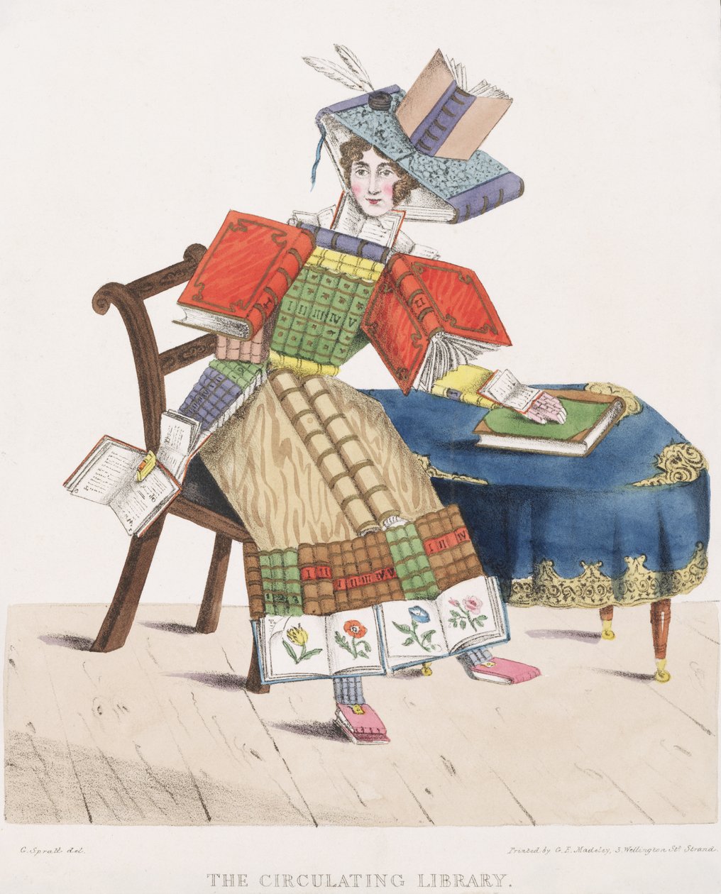 Die Leihbibliothek, 1830 von G. Spratt