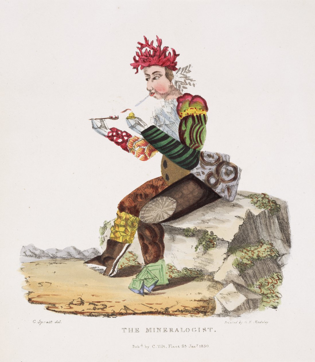 Der Mineraloge, 1820 von G. Spratt