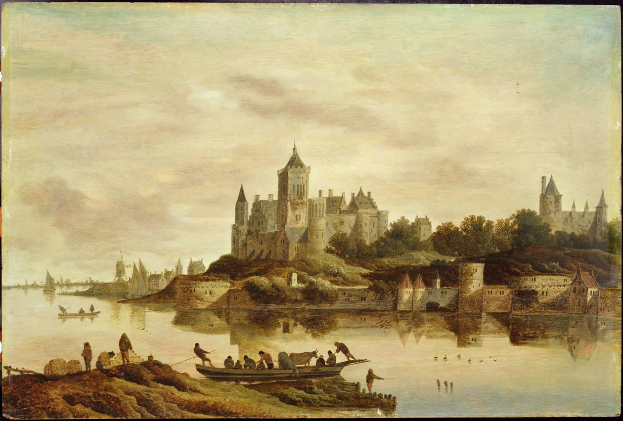Ansicht von Het Valckhof, Nijmegen von G. W. Berckhout