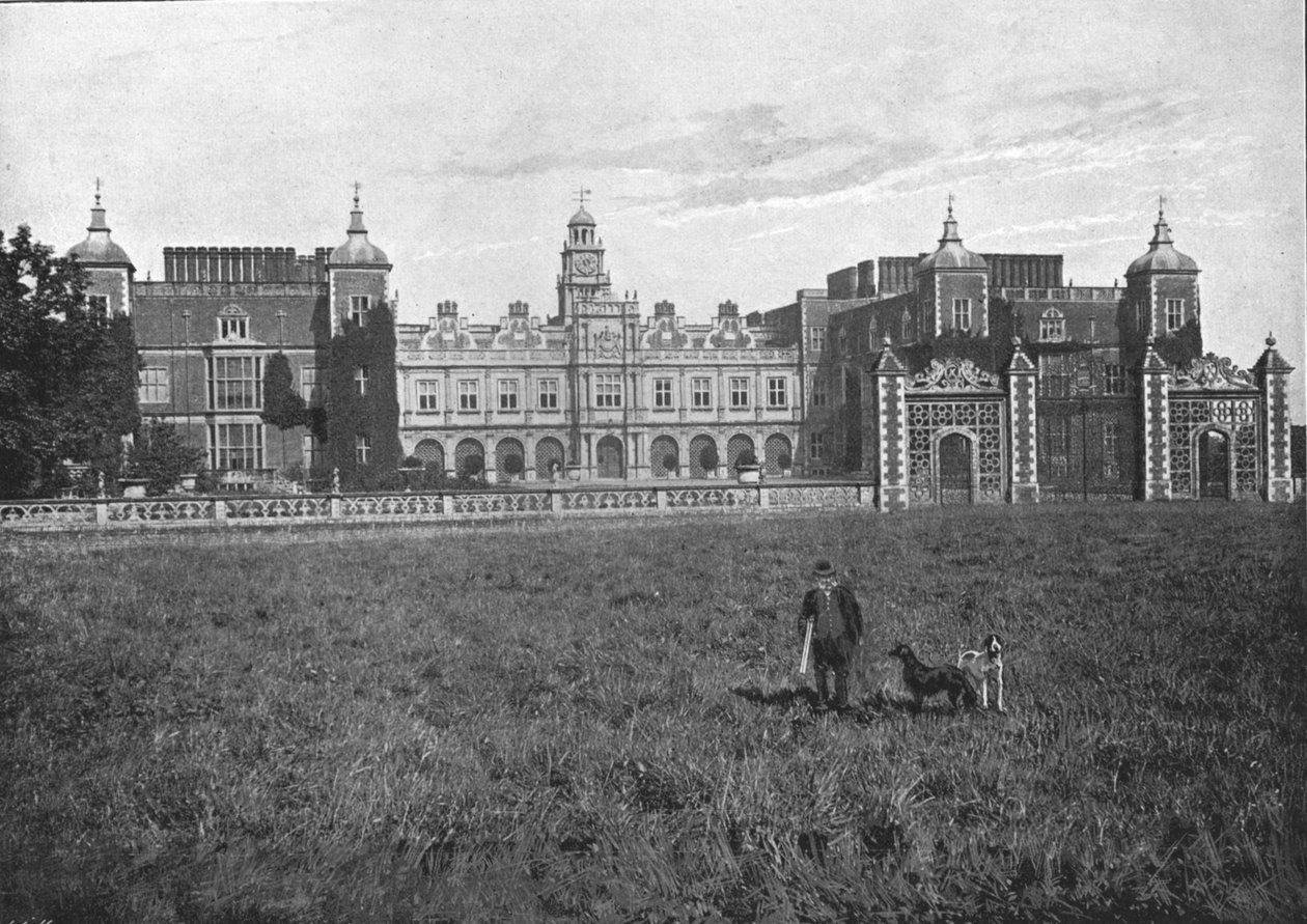 Hatfield House, Südfront, ca. 1900 von G. W. Wilson and Company