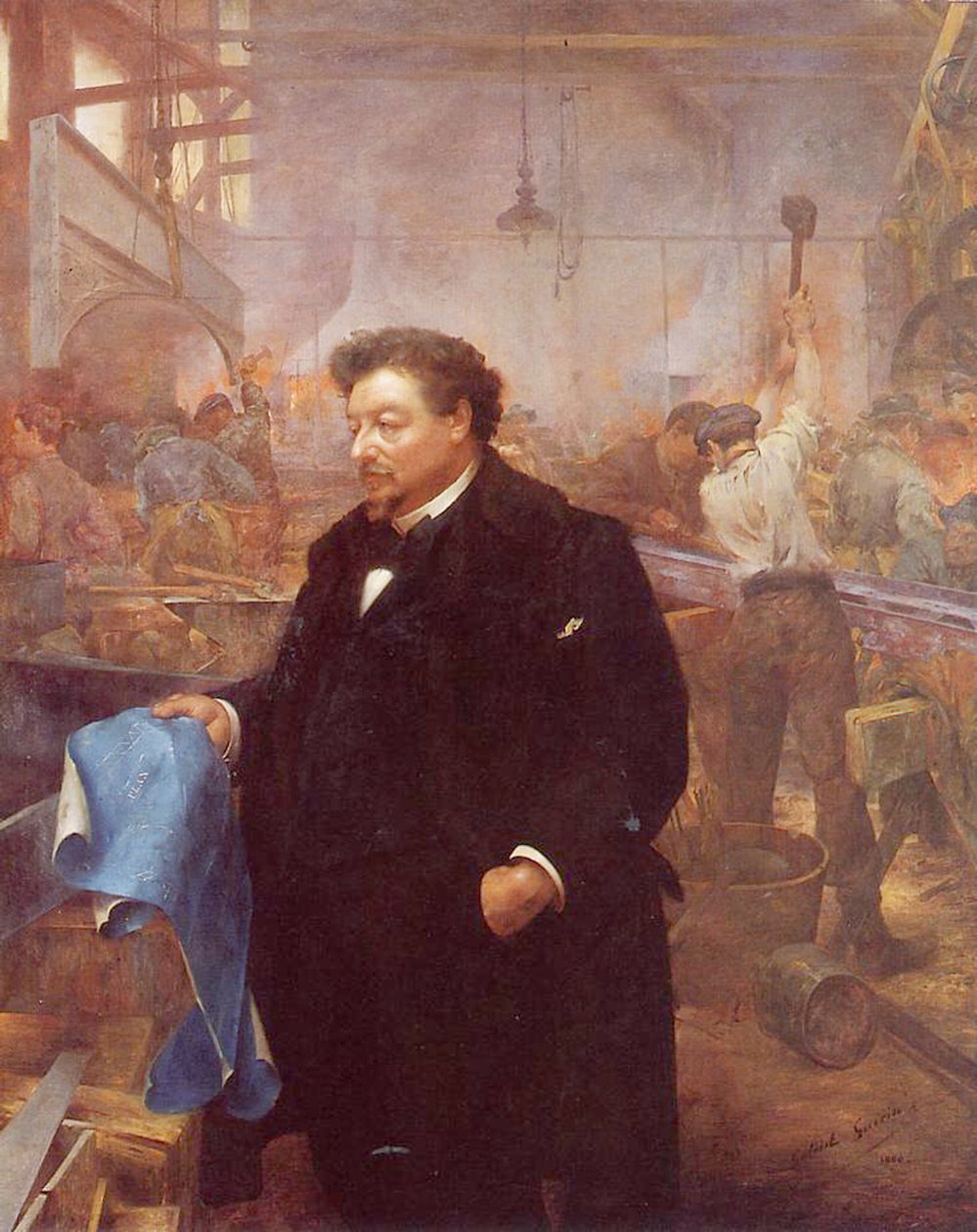 Gustave Eiffel, 1900 von Gabriel Christophe Guerin