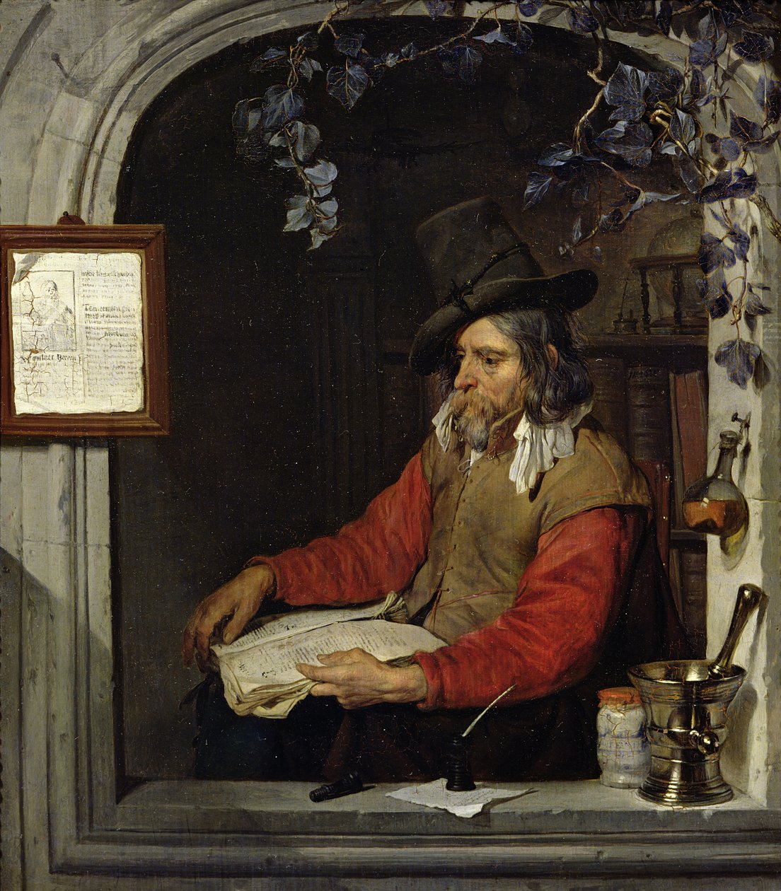 Der Apotheker oder der Chemiker von Gabriel Metsu