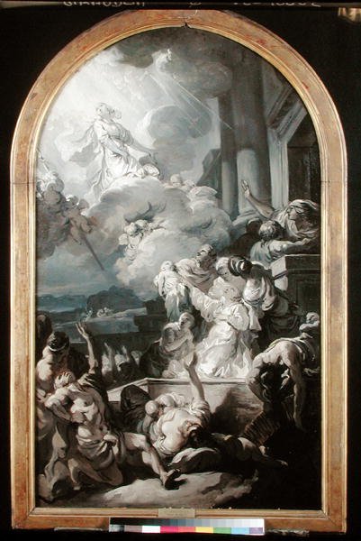 Das Wunder der St. Genevieve, ca. 1765 von Gabriel Francois Doyen