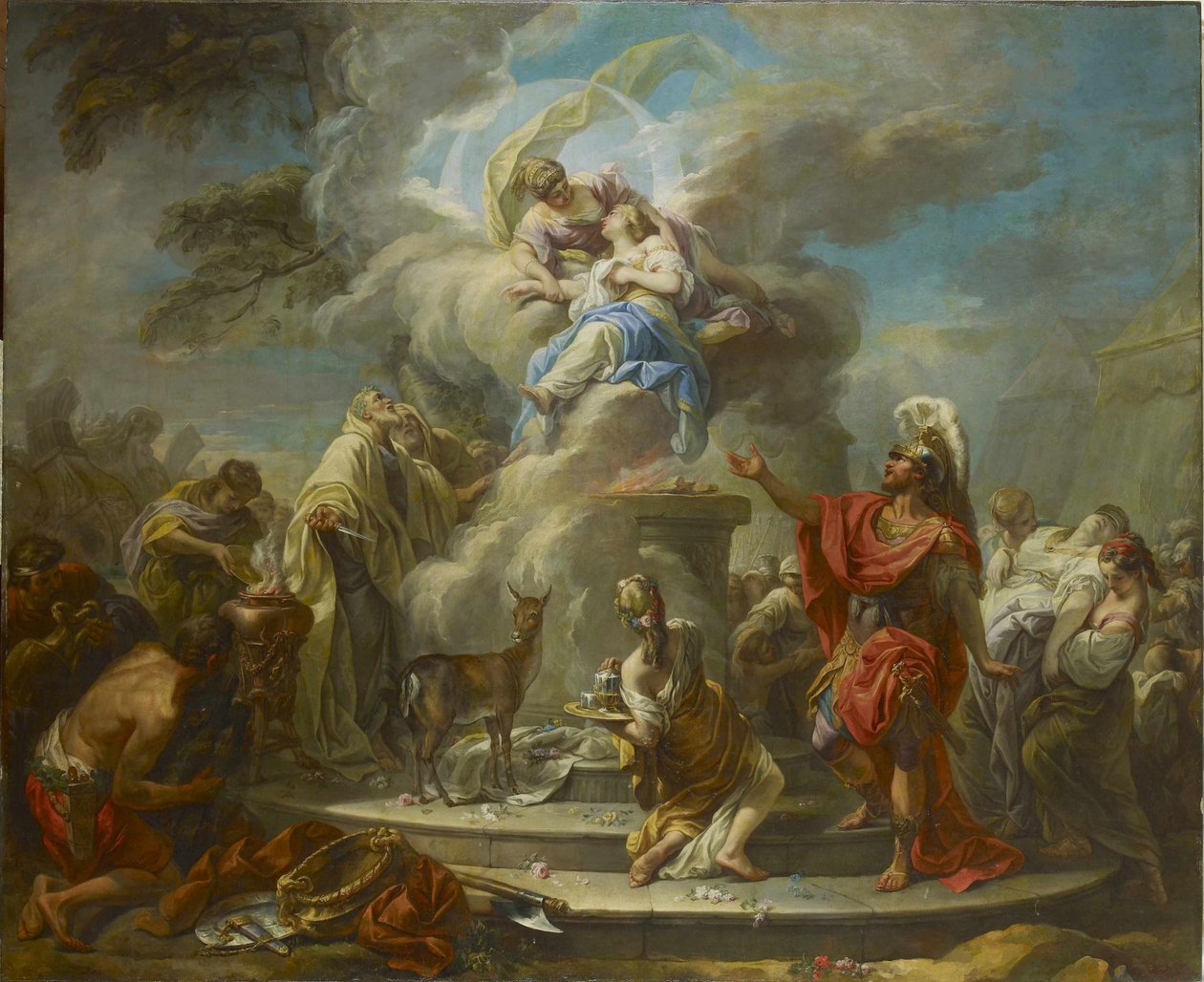 Das Opfer der Iphigenie, 1749-1750 von Gabriel Francois Doyen