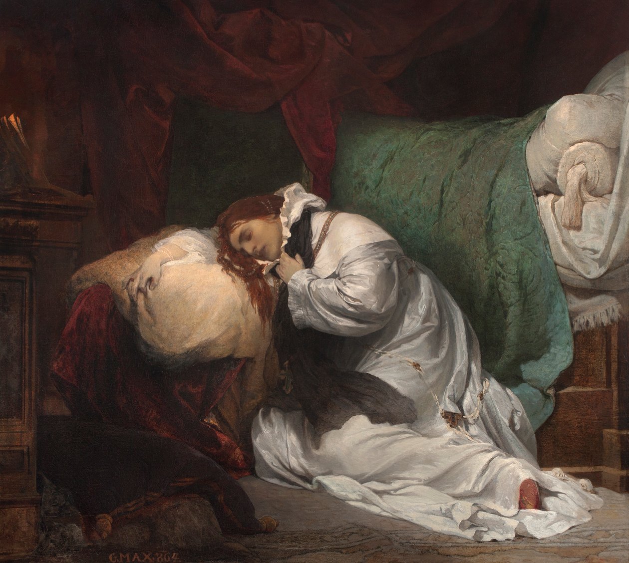 Das Martyrium der hl. Ludmilla von Gabriel Max