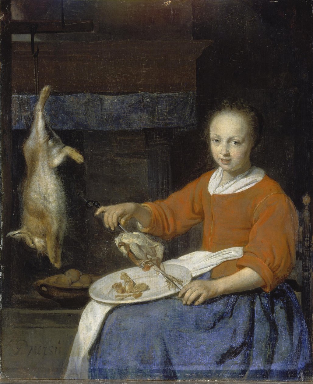 Die Köchin von Gabriel Metsu
