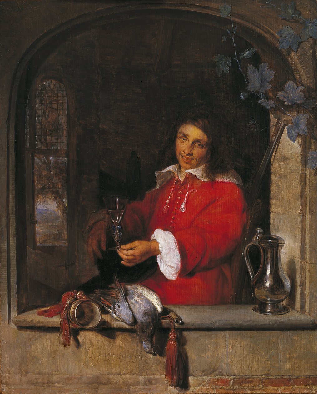 Der Jäger von Gabriel Metsu
