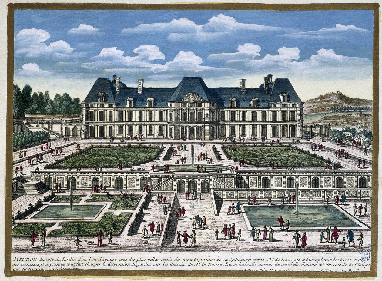 Schloss von Meudon von Gabriel Perelle